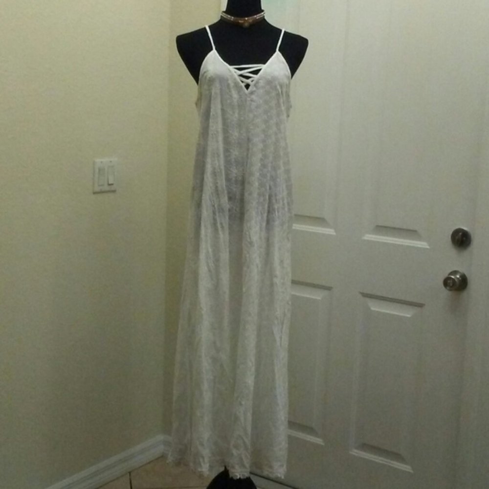 White Eyelet Cover Up